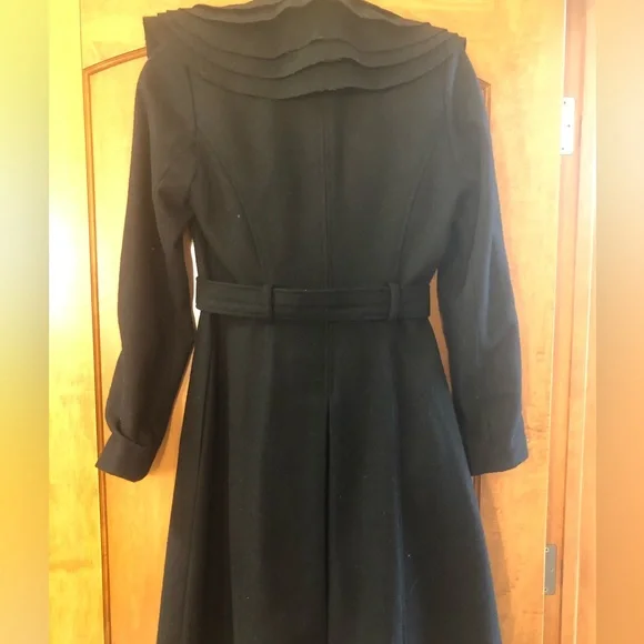 Candies ruffle collared coat Medium - Picture 5 of 13